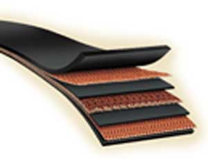 triple-warp fabric conveyor belts