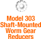 Model 303 Shaft-Mounted Worm Gear Reducers